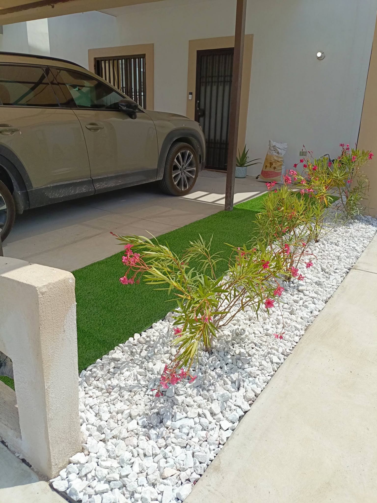 Trabajo de jardinería terminado